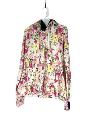 7 Degrees Floral Full Zip Hoodie XL